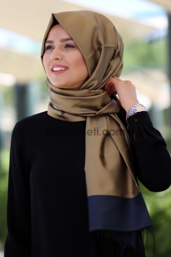İKİ RENKLİ YAZLIK TAFTA ŞAL - 32920