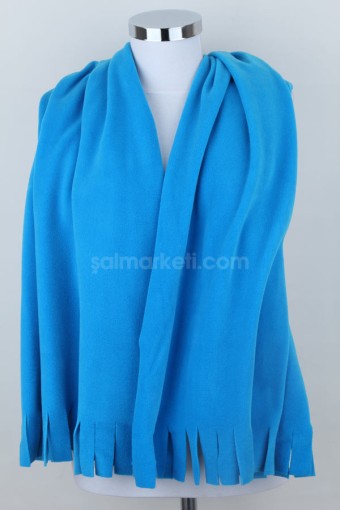 80x170 cm KALIN POLAR ŞAL - MAVİ