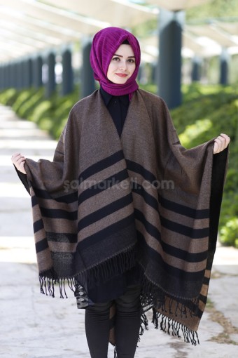 ÇİZGİ DESENLİ PANÇO 37907