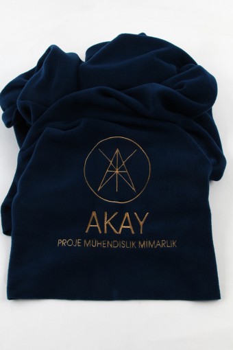 AKAY LOGO NAKIŞLI POLAR ŞAL