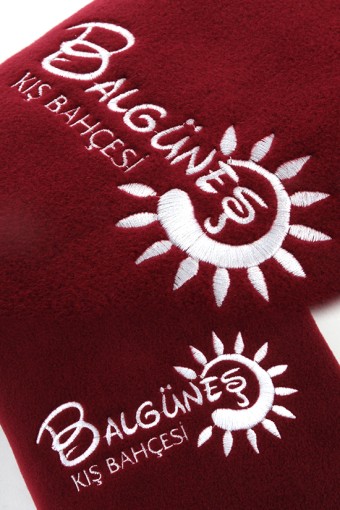 BALGÜNEŞ  LOGO NAKIŞLI POLAR ŞAL BALGÜNEŞ  LOGO NAKIŞLI POLAR ŞAL