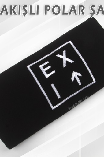 EXIT COFFEE LOGO NAKIŞLI POLAR ŞAL