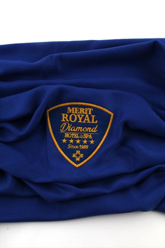 MERİT ROYAL LOGO BASKILI KALIN PASHMİNA ŞAL