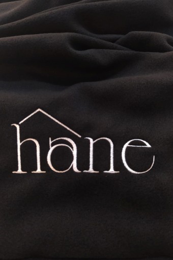 HANE LOGO NAKIŞLI POLAR ŞAL