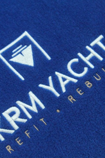 KRM YACHT LOGO NAKIŞLI POLAR ŞAL