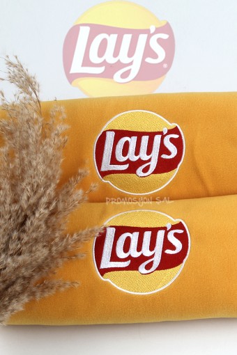 LAYS LOGO NAKIŞLI KALIN POLAR ŞAL