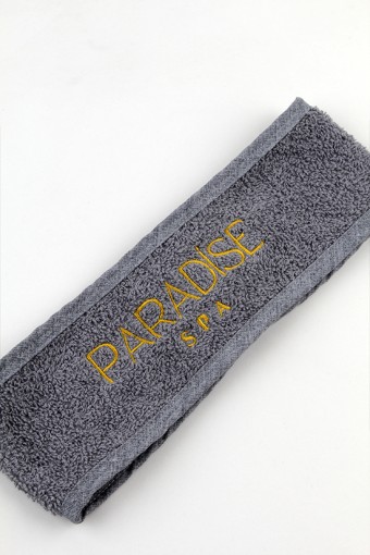 LOGO NAKIŞLI HAVLU SAÇ BANDI