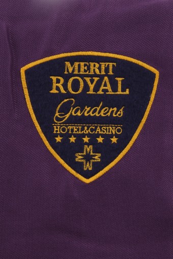 MERİT GARDEN LOGO APLİKE NAKIŞLI KALIN PASHMİNA ŞAL
