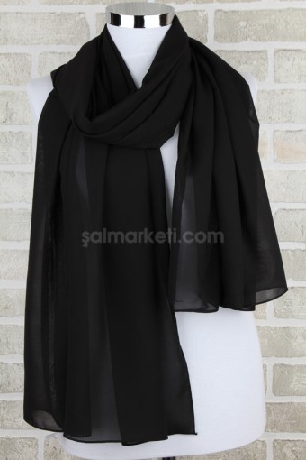 MULTİ ŞİFON ŞAL - SİYAH 39139