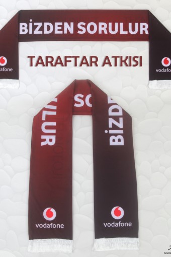VODAFONE - DİJİTAL BASKILI SATEN ATKI